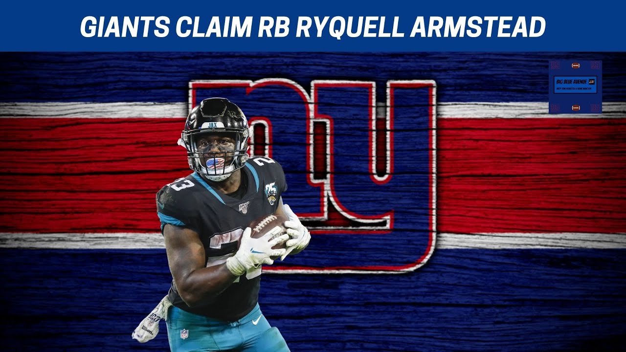 Giants claim RB Ryquell Armstead off waivers from Jaguars