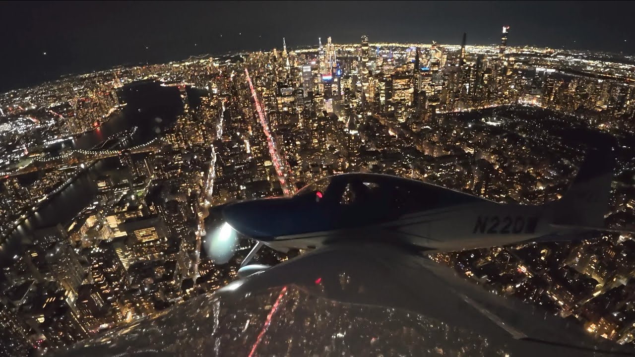 AMAZING FLIGHT to end 2025! - NYC Night Flight!