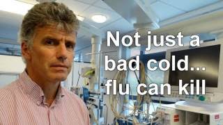 Flu can kill warns intensive care doctor