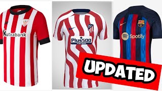 HOME LaLiga Kits 2022/23 &quot;OFFICIAL&quot;