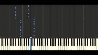 Top gear theme 1 - Piano Tutorial - Synthesia