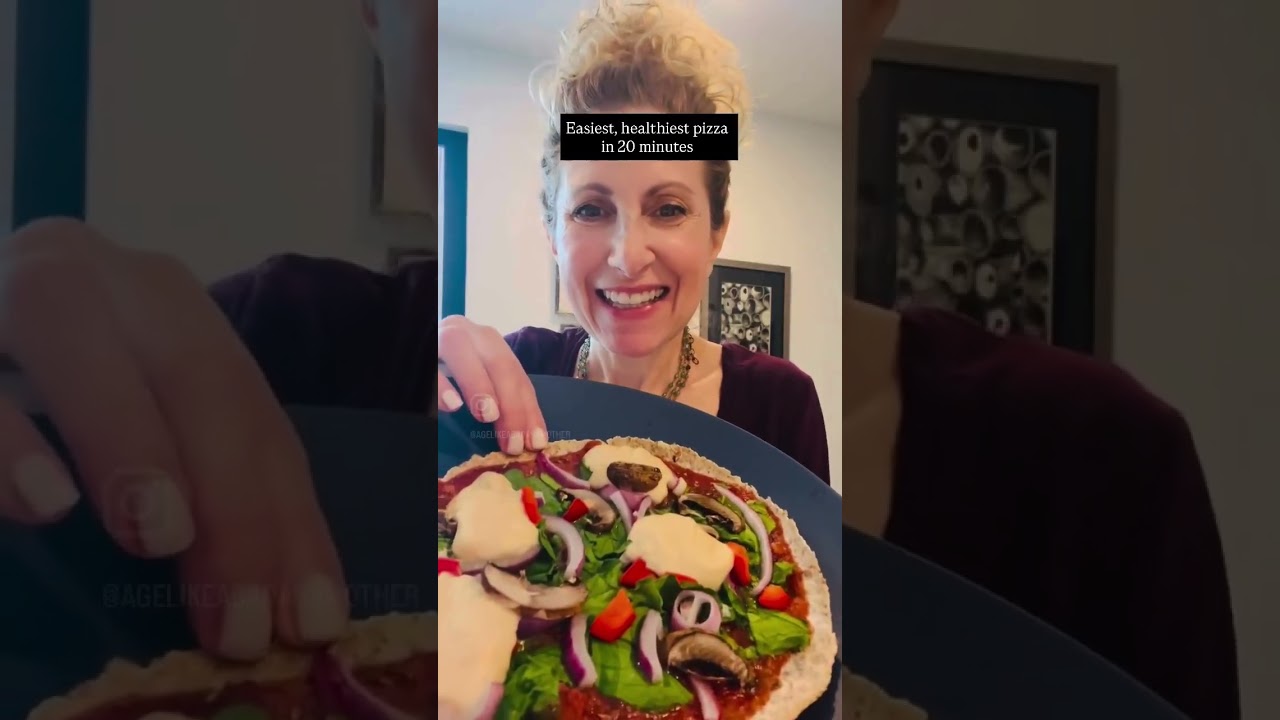 The Healthiest, Most Delicious Dairy-Free Pizza # #loveyourgut #agelikeabadassmother #veganrecipes