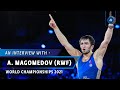 Abasgadzhi MAGOMEDOV (RWF) wins his first ever Senior World Championship #WrestleOslo