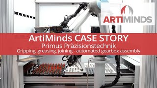Case Story: Greifen, fetten, fügen - automatisierte Getriebemontage mit ArtiMinds Robotics