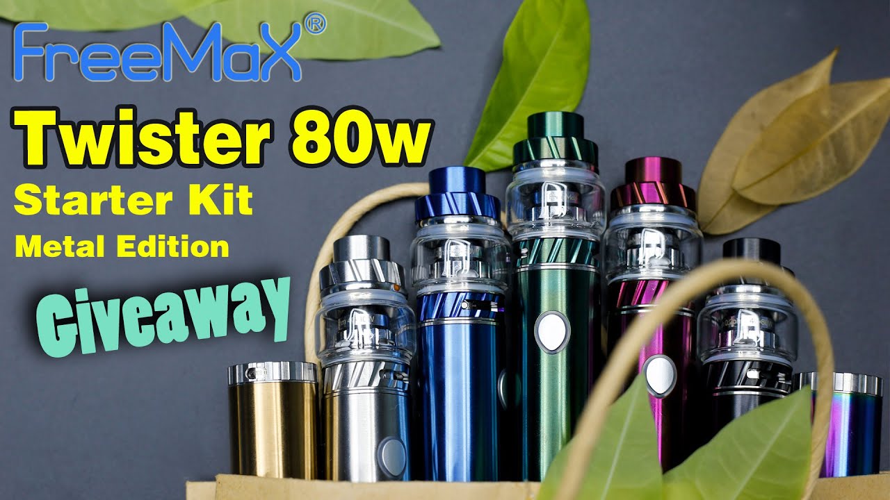 elfbar nachfll pod luft aus Freemax Twister 80W Kit - Metal Edition | Free UK Delivery