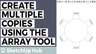 Celebrity Create Multiple Copies of an Object Using the Array Tool in SketchUp Wealth