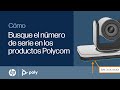 Cómo encontrar el número de serie en su producto Polycom | HP Support