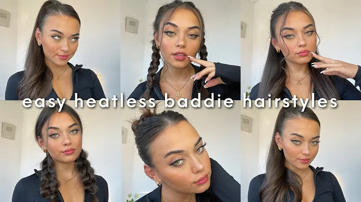 easy heatless instagram baddie hairstyles you need...