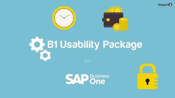 B1 Usability Package for SAP Business One