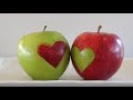 💕💕💕💕💕Best idea for Valentine’s Day ! Apples with love hearts 💕