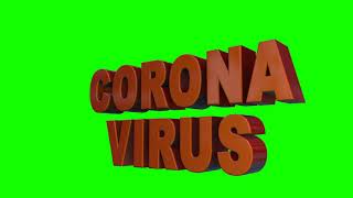 FREE HD Green Screen - COVID-19 CORONA VIRUS REOPEN 3D