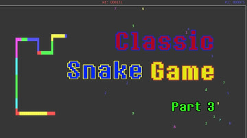 Classic Snake Game - Part 3 (Beginner Python Tutorial on Linux)