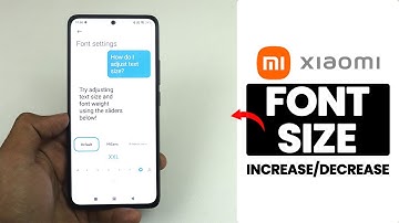 How to Increase/Decrease Font Size on Any Xiaomi, Redmi Phone
