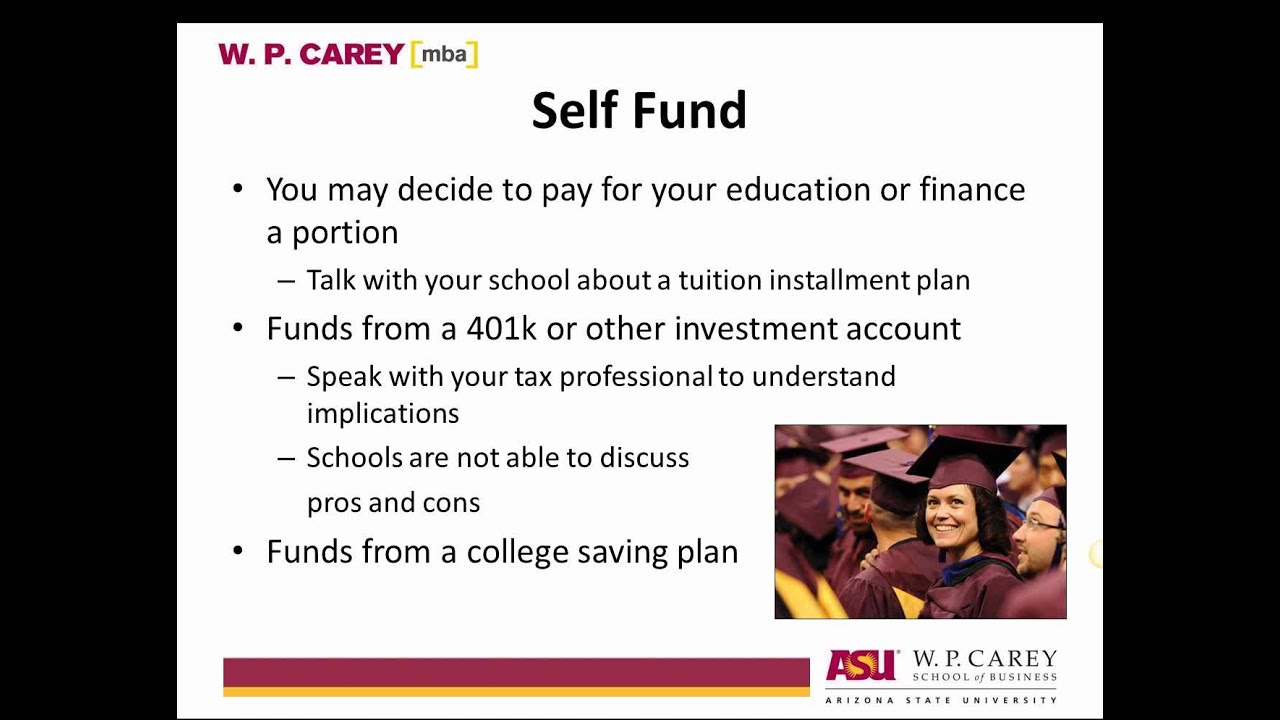 How do I pay for my MBA?