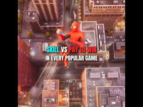 SKILL VS PAY TO WIN IN EVERY POPULAR GAME #gaming #ps5 #ps4 #editing #shorts