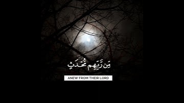 اقترب للناس حسابهم وهم في غفلة معرضون  /قرآن كريم /القارئ إبراهيم الجبرين #قرآن_كريم #حالات_واتس