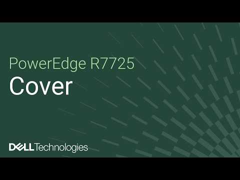 How to replace a cover on a PowerEdge R7725
