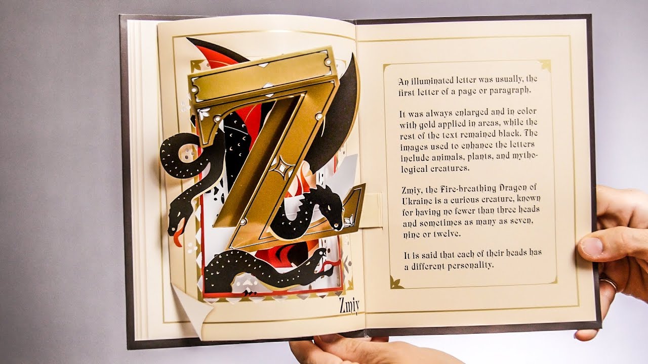 A To Z Marvels In Paper Engineering Alphabet Pop Up Collection
