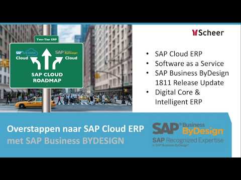 Webinar Overstappen naar Cloud ERP met SAP Business ByDesign - Intelligent ERP