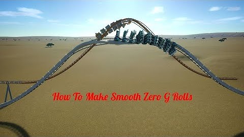 How To Make Custom SMOOTH Zero G Rolls In Planet Coaster
