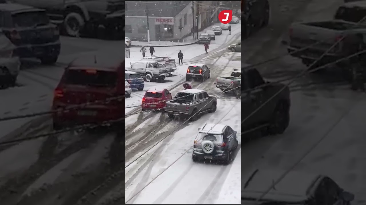 🔴 NEVADA EN COMODORO, CON ACCIDENTES 🚗 - Chubut