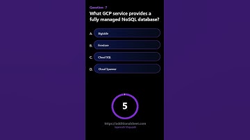 What GCP service provides a fully managed NoSQL database