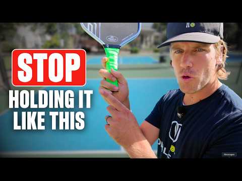 99% of players hold their paddle wrong. Hold your grip like this instead.