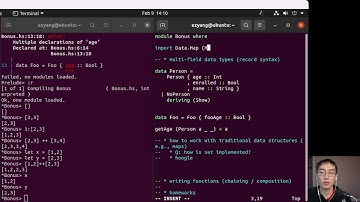 PL Class: Haskell flex lecture
