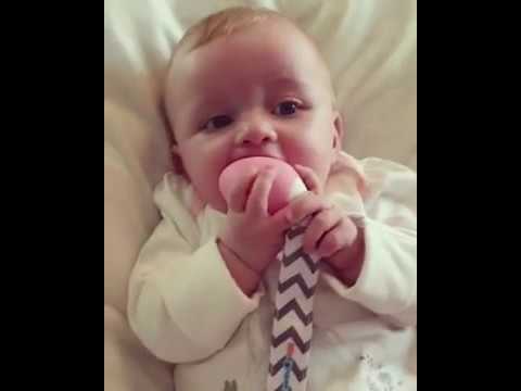teething baby remedies Sweet Baby Girl Loves Her Teething Egg