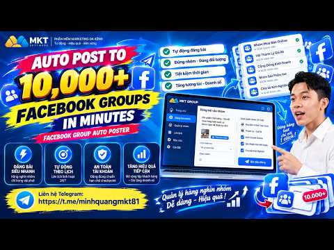 Auto Post to 10000+ Facebook Groups in Minutes | Facebook Group Auto Poster