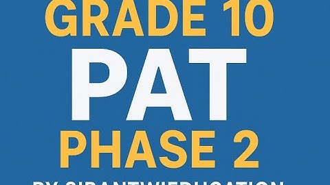 PAT GRADE 10 Phase 2 2025