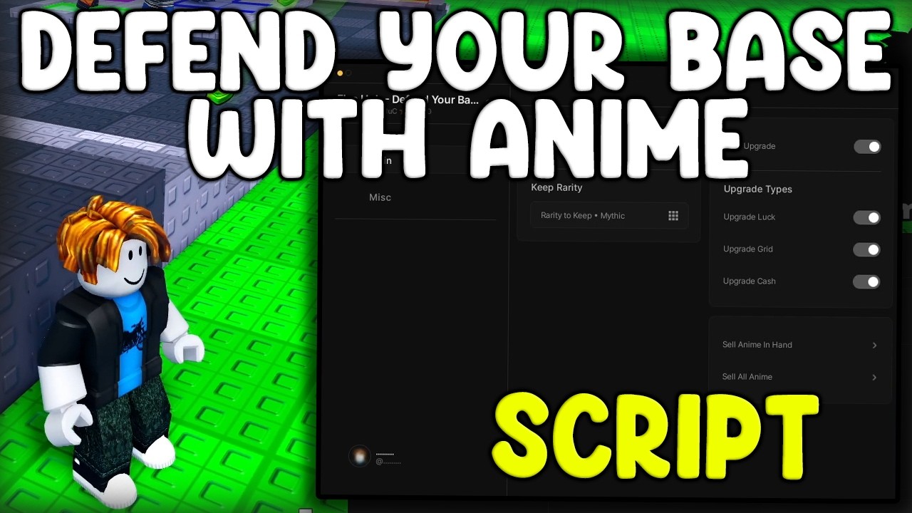 [♾️UPDATE] Defend Ur Base with Anime Script Auto Roll, Auto Upgrade ...