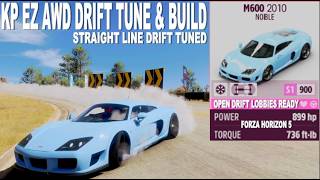 FH5 AWD DRIFT TUNE 2010 NOBLE M600 - SNOW TIRE COMPOUND