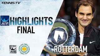 Final Highlights: Federer Claims Third Rotterdam Crown