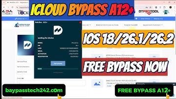 FREE  Bypass iCloud Xr - 17 Pro max avec MobiDoc A12+  iOS 26.1 - iOS 18.7.2   Register SN Free