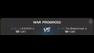 [XMN-L] vs [X+K9] - Path 7 & 9 - 2 Minis - Deathless - War 4 Season 64