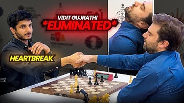 Heartbreak for Vidit Gujrathi | Shankland ELIMINATES Vidit from FIDE World Cup 2025