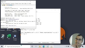 Gráficos no laboratório didático de Física: Ajuste de dados experimentais com o gnuplot, um exemplo