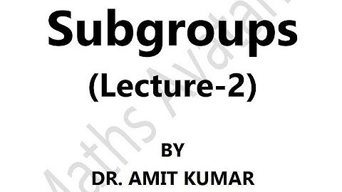 Let G be a group and H be a non-empty subset of G. Then H is subgroup of G iff ab, a^(-1)∈H ∀a, b∈H.