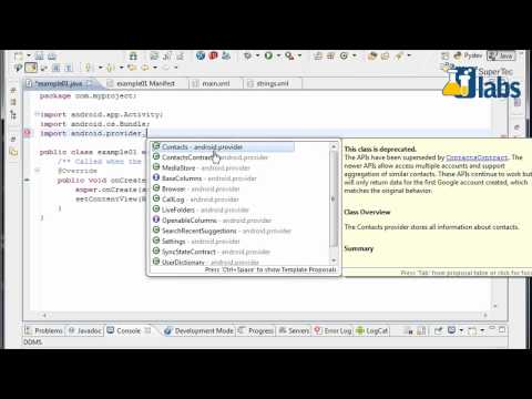 Google Android Training Content Providers  5/18