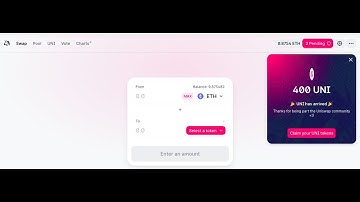 How to Claim Free UNI on Uniswap