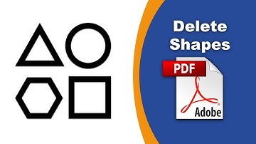 How to delete a shape from a pdf file (comment) using Adobe Acrobat Pro DC