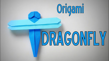 Origami - How to make a DRAGONFLY