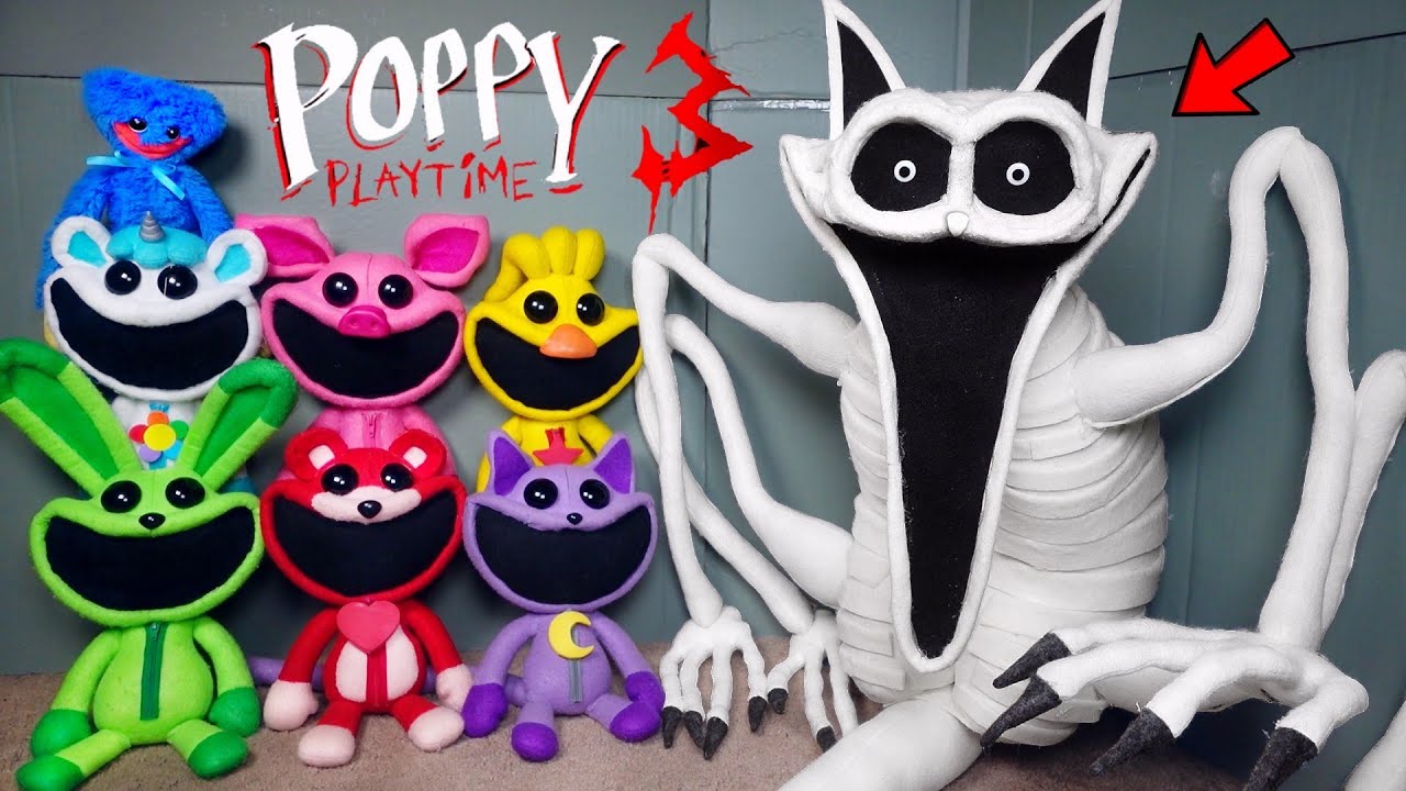 Poppy Playtime Chapter 3 NIGHTMARE CATNAP Boss Fight Smiling Poppy Playtime Chapter 3 NIGHTMARE CATNAP Boss Fight Smiling