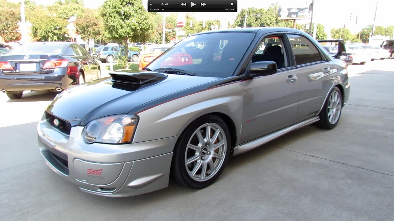 2005 Subaru Impreza Wrx Sti Start Up Exhaust And In Depth Review