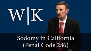Sodomy (PC 286)