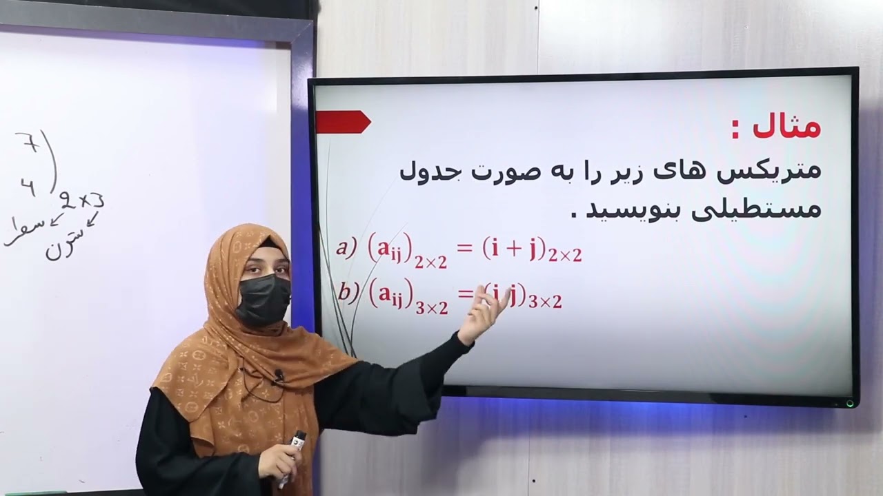 61 صنف یازدهم مضمون ریاضی متریکس ها