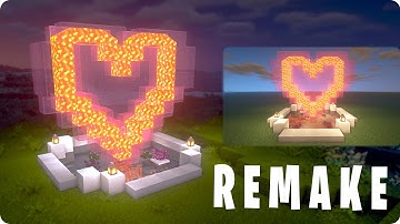 How to build Heart Lava Fountain REMAKE! [ Girl Builder Pachi ]