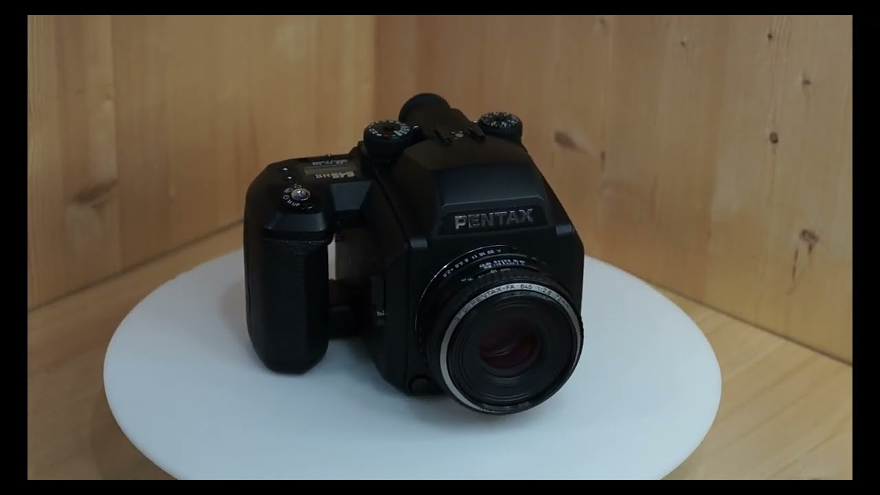 펜탁스 Pentax 645N II + SMC FA 75mm F2.8 (스트랩포함) - YouTube