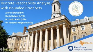 ACC 2022 & L-CSS: Discrete Reachability Analysis with Bounded Error Sets